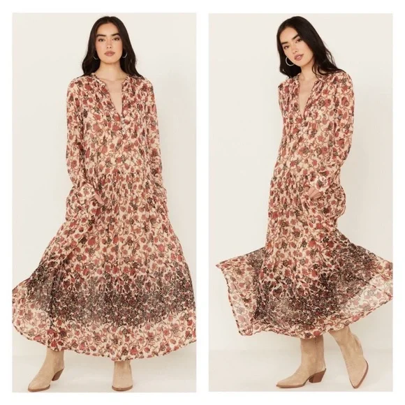 Free People Multicolor Floral Maxi Dress - Picture 3 of 4